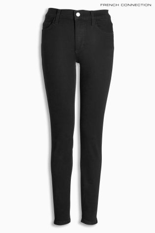 French Connection Black Rebound Skinny Jean